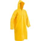 Capa de chuva amarela impermeável pvc epi