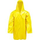 Capa de Chuva Com Capuz Amarela resistente 3 Tamanho Capa de Chuva Com Capuz Amarela resistente 3 Tamanho