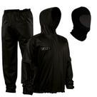 Capa de Chuva Com Capuz Delta Basica PVC Motociclista Motoboy + Touca Balaclava