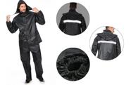 Capa De Chuva Conjunto Com Capuz Para Motoqueiro Moto G