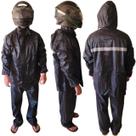 Capa de Chuva Conjunto Completo Motoqueiro Motoboy Com Faixa Refletiva Capuz