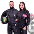 Capa de Chuva Conjunto Completo Nylon e Pvc Luxo Para Motoqueiro Motoboy FEMININA E MASCULINA Capa de Chuva Conjunto Completo Nylon e Pvc Luxo Para Motoqueiro Motoboy FEMININA E MASCULINA