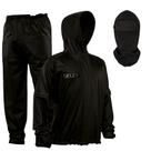 Capa de Chuva Delta Com Capuz PVC Motociclista Motoboy + Balaclava