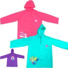 Capa de Chuva Fashion Estilosa Infantil Impermeável com touca para Menina Tamanho G