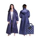 Capa de Chuva Feminina Longa e Leve - Impermeável, com Capuz e Cintura Ajustável