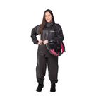 Capa de Chuva Feminina Pioneira Combate PVC com Gola Moto Capa de Chuva Feminina Pioneira Combate PVC com Gola Moto