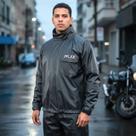 Capa De Chuva Impermeável Especial Para Motoqueiro Bolso