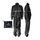 Capa De Chuva Impermeável Motoqueiro Preta Jaqueta E Calça Capa De Chuva Impermeável Motoqueiro Preta Jaqueta E Calça