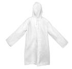 Capa De Chuva Infantil Com Capuz Impermeável EVA Branco