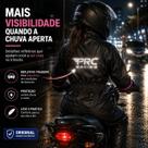 Capa De Chuva Moto Impermeável Nylon Conjunto Piracapas Feminino