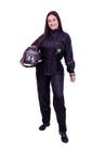Capa De Chuva Moto Motoqueiro Nylon Luxo Feminina