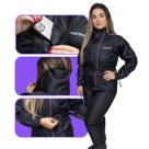 Capa de Chuva Motoqueiro Nylon Impermeável Pioneira Storm Refletiva Motoboy Roupa Chuva Moto
