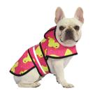 Capa de chuva para cães HDE com capuz Slicker Poncho resistente à água rosa M Capa de chuva para cães HDE com capuz Slicker Poncho resistente à água rosa M