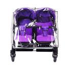 Capa de chuva para carrinho de criança ITODA Twins Baby Universal Waterproof