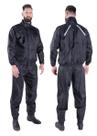 Capa de Chuva Piracapa Confort Masculina Preta Nylon Forrada