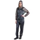 Capa De Chuva PVC Resistente Feminina Jaqueta Calça Motoqueira Ciclista Capa De Chuva PVC Resistente Feminina Jaqueta Calça Motoqueira Ciclista