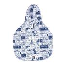 Capa de chuva zooz snoopy tirinha branco - m para pets