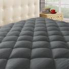 Capa de colchão Taupiri King Quilted Cooling Dark Grey