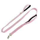 Capa de coleira Geny, alça acolchoada dupla para cães grandes, rosa