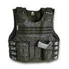 Capa de colete modular preta ripstop