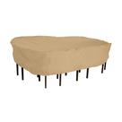 Capa de conjunto de mesa e cadeira de pátio Acessórios clássicos Terrazzo