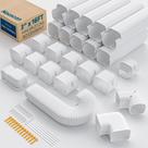 Capa de conjunto Mini Split Line Nouscan 3 de 5 m com duto flexível