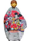 Capa de Corte Barbearia Estampada Mickey e Pernalonga