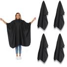 Capa de corte de cabelo para salão de beleza Minewill Waterproof Nylon, pacote com 4 unidades