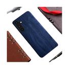 Capa De Couro Com Padrão De Madeira De Bambu Para Samsung Galaxy A16 A26 A36 A56 A15 A25 A35 A04