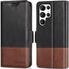 Capa de Couro Genuíno KeziHome com Bloqueio RFID para Samsung S24 Ultra