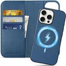 Capa de Couro Genuíno SHIELDON para iPhone 16 Pro Max (6.9") - Azul