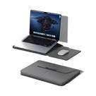 Capa De Couro Para Laptop De 13-14 E 15-16 Polegadas Com Suporte, Bolsa Multifuncional Para Macbook