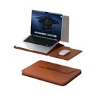 Capa De Couro Para Laptop De 13-14 E 15-16 Polegadas Com Suporte, Bolsa Multifuncional Para Macbook Capa De Couro Para Laptop De 13-14 E 15-16 Polegadas Com Suporte, Bolsa Multifuncional Para Macbook