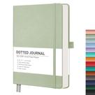 Capa de Couro para Notebook RETTACY A5 - 256 Páginas Pontilhadas (120g)