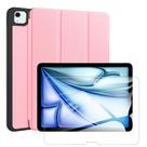 Capa de couro + pelicula vidro para iPad Air 13 2024 A2898