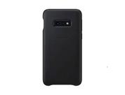 Capa de Couro Preta para Samsung Galaxy S10e Capa de Couro Preta para Samsung Galaxy S10e