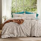 Capa de edredom Bedsure Boho Oversize King Size Beige Capa de edredom Bedsure Boho Oversize King Size Beige