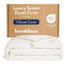 Capa de edredom Brooklinen Luxury Sateen 100% algodão King/Cal King Capa de edredom Brooklinen Luxury Sateen 100% algodão King/Cal King