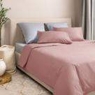 Capa de Edredom Duvet Casal 220x240cm - Rosa C/ Zíper + Fronha