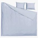 Capa de Edredom Duvet Percal Queen 240x260cm - Azul C/ Zíper + Fronha
