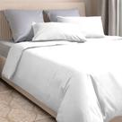 Capa de Edredom Duvet Queen 240x260cm - Branco C/ Zíper + Fronha