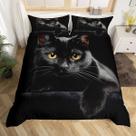 Capa de edredom Feelyou Cat Edredom Pet Cats Queen Size Capa de edredom Feelyou Cat Edredom Pet Cats Queen Size