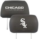 Capa de encosto de cabeça FANMATS MLB Chicago White Sox 12533 Capa de encosto de cabeça FANMATS MLB Chicago White Sox 12533
