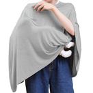 Capa de enfermagem Seejoy 360 Full Coverage Rayon Soft Grey Capa de enfermagem Seejoy 360 Full Coverage Rayon Soft Grey