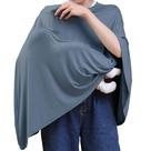 Capa de enfermagem Seejoy 360 Full Coverage Soft Rayon Blue