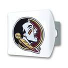 Capa de engate FANMATS Florida State University branca com logotipo