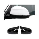 Capa De Espelho Retrovisor Estilo Fibra De Carbono Preto Brilhante Para BMW X3 X4 X5 X6 2014-2018
