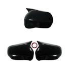 Capa De Espelho Retrovisor Lateral Em Fibra De Carbono Preta Para Honda Civic 8ª Geração 2005-2010