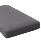 Capa de espreguiçadeira H.VERSAILTEX Super Stretch para sofá em forma de L cinza