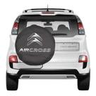 Capa De Estepe Aircross 2011 A 2017 Basic Preta Com Cadeado
